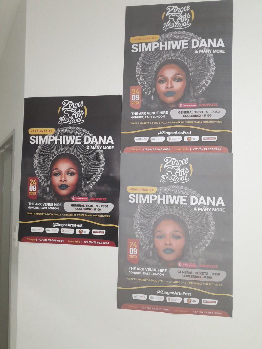 ZingceArtsFest's tweet image. Morning Everyone 😇🌞💫🌻

HAVE YOU BOUGHT YOUR TICKETS YET?? 

Tickets available on Computicket.com and all Shoprite outlets 🔥

You don't want to miss this one 🥳🤩🕺🏿💃🏾

#ZAF2023 #MzansiDay #Intsebenziswano