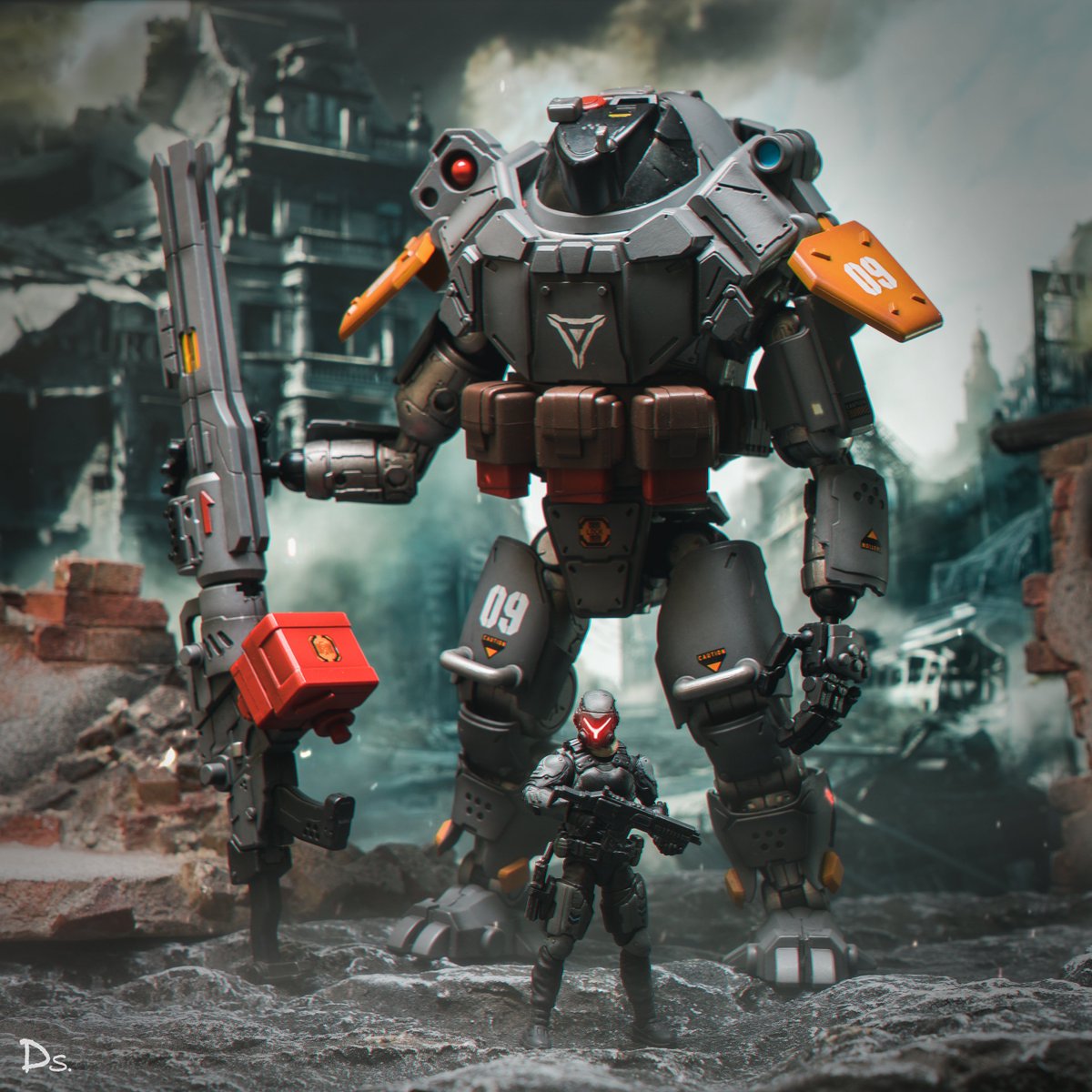 Joytoy_official's tweet image. #darksource #joytoy #actionfigures One man and his mech