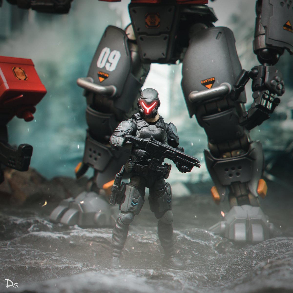 Joytoy_official's tweet image. #darksource #joytoy #actionfigures One man and his mech