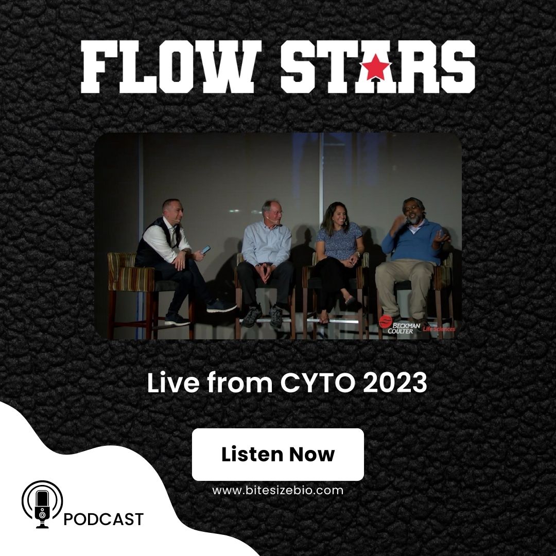2 in 1 day! #FlowStars LIVE recorded special from #CYTO2023 with Jessica Houston, Pratip Chattopadhyay & Paul Wallace (@nmsu/@nyulangone/@RoswellPark). Lots of audience questions and lots of laughs! See/Hear: bit.ly/flowstarss4e1-… #flowcytometry #sciencepodcast