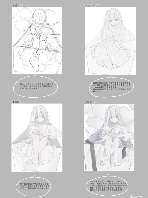 こちらのイラストのメイキングです
#Artisul 