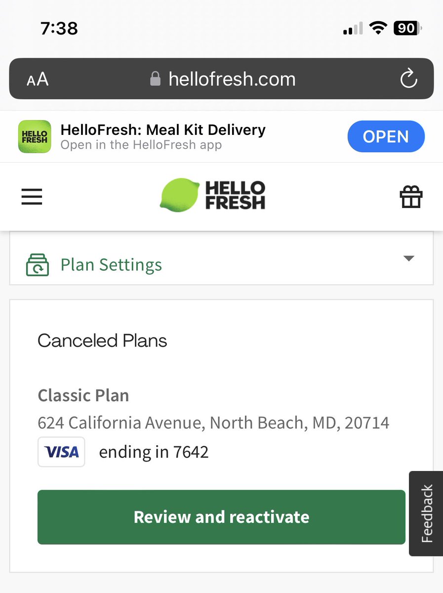 EffFirst's tweet photo. @HelloFresh I can’t cancel my plan. And your system is brilliant at burying ways to cancel or makes it so complicated to do so. I have cancelled my plan but keep getting charged. Help!! https://t.co/NkOIgCrqco