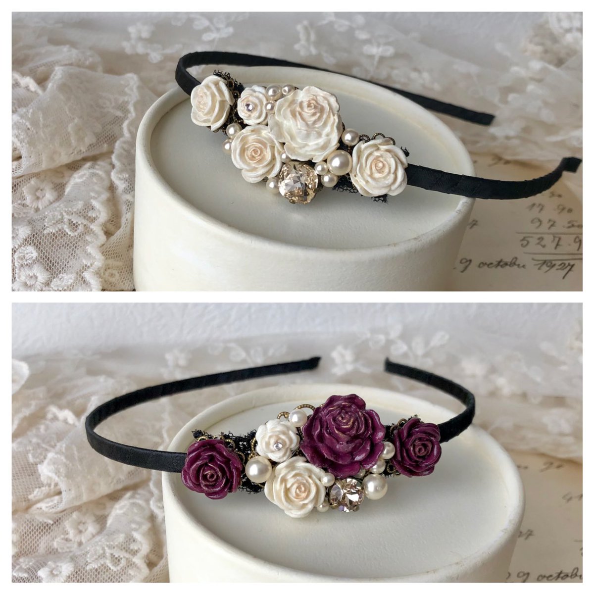 ゴスロリマーケットには久しぶりにカチューシャ持って行こうと思ってます☺️
画像は過去作品のカチューシャ✨

#GLM9