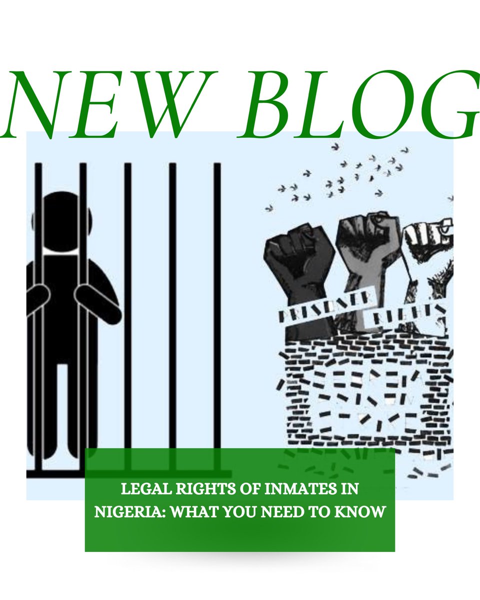 drumbell_org's tweet image. Our new informative and comprehensive blog on the legal rights of inmates in Nigeria is available to read here 👉🏾 drumbell.org/blog/legal-rig…

Interested in volunteering? Contact us at drumbell.org. 

#JusticeForAll #AdvocacyHeroes #JusticeWithHeart #EmpoweringChange