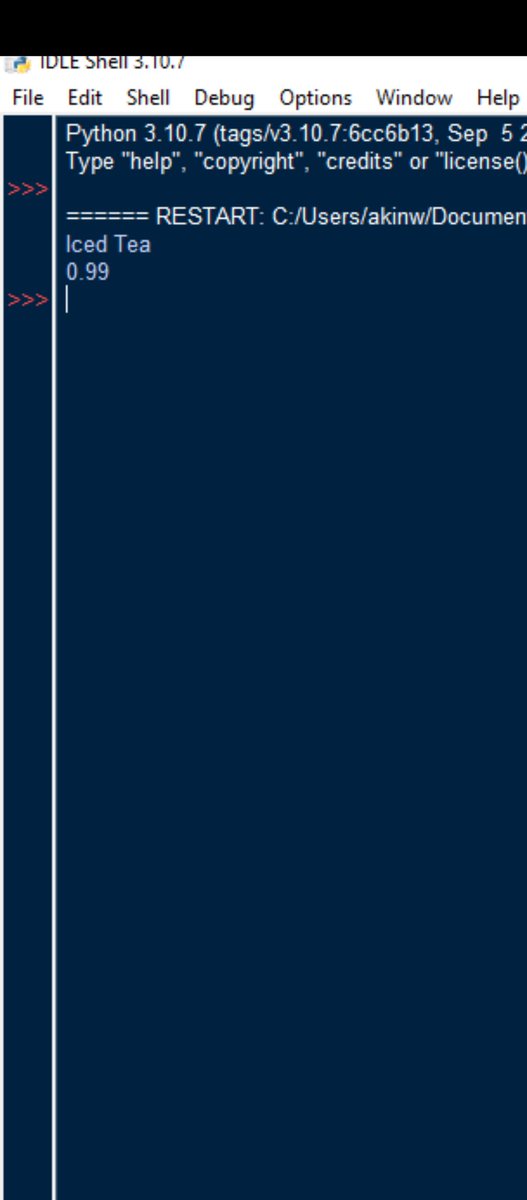 WallyOwi30's tweet image. Buenos días 🥳1st python class built!
#programadoresdepython #pythoncoding