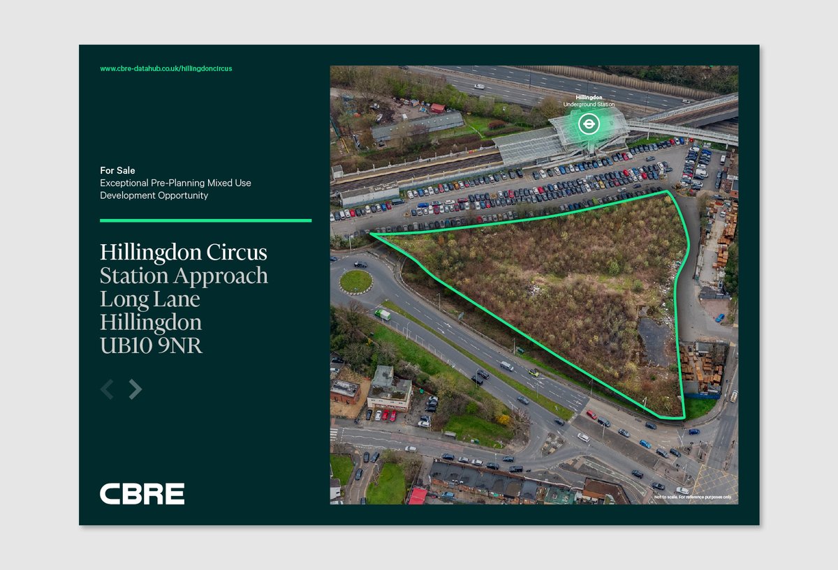 DesignArmstrong's tweet image. Latest project to launch for @cbre_uk : development opportunity adjacent to Hillingdon Station. 
Allocated for resi, although potential for a variety of uses.

#lifeindesign #propertymarketing #brochure #development #opportunity #armstrongdesign #hillingdon #hillingdoncircus