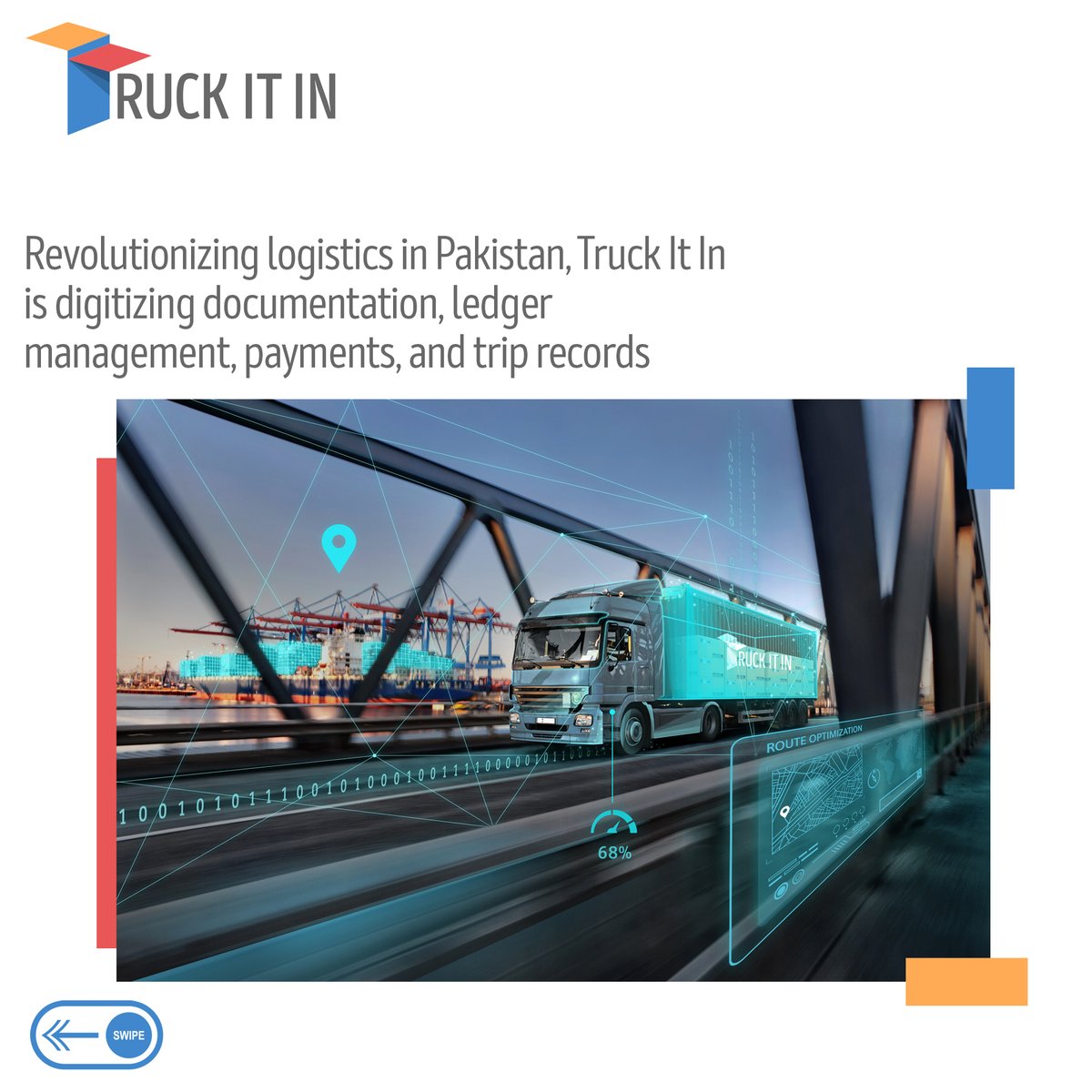 Efficient documentation is critical to the logistics success in today's modern and digital age. Swipe through to learn more about staggering stats on documentation efficiency in logistics and how it can improve the operations substantially.

#TruckItIn #logistics #documentation