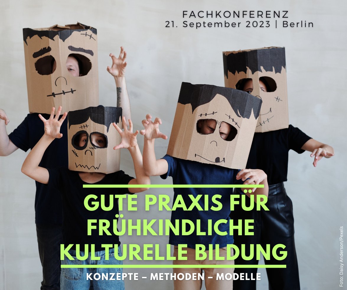 Fachkonferenz "Gute Praxis für frühkindliche Kulturelle Bildung" im <a href="/CentreFrBerlin/">CentreFrançaisBerlin</a>. Teilnahme kostenfrei, Fahrtkosten können erstattet werden. Jetzt anmelden unter: proqua-kms.de/fachkonferenz-…
