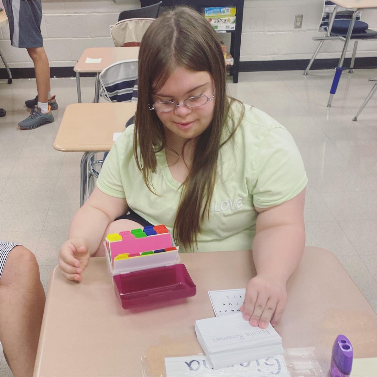 phslss's tweet image. Alphabetizing, sorting, and assembling!