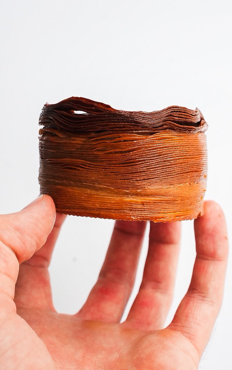 ElCuistoo's tweet photo. Pour mes amateurs de Flan j’ai amélioré le bail : 
un Flan strié chocolat-caramel https://t.co/Qh9vh6EpGU