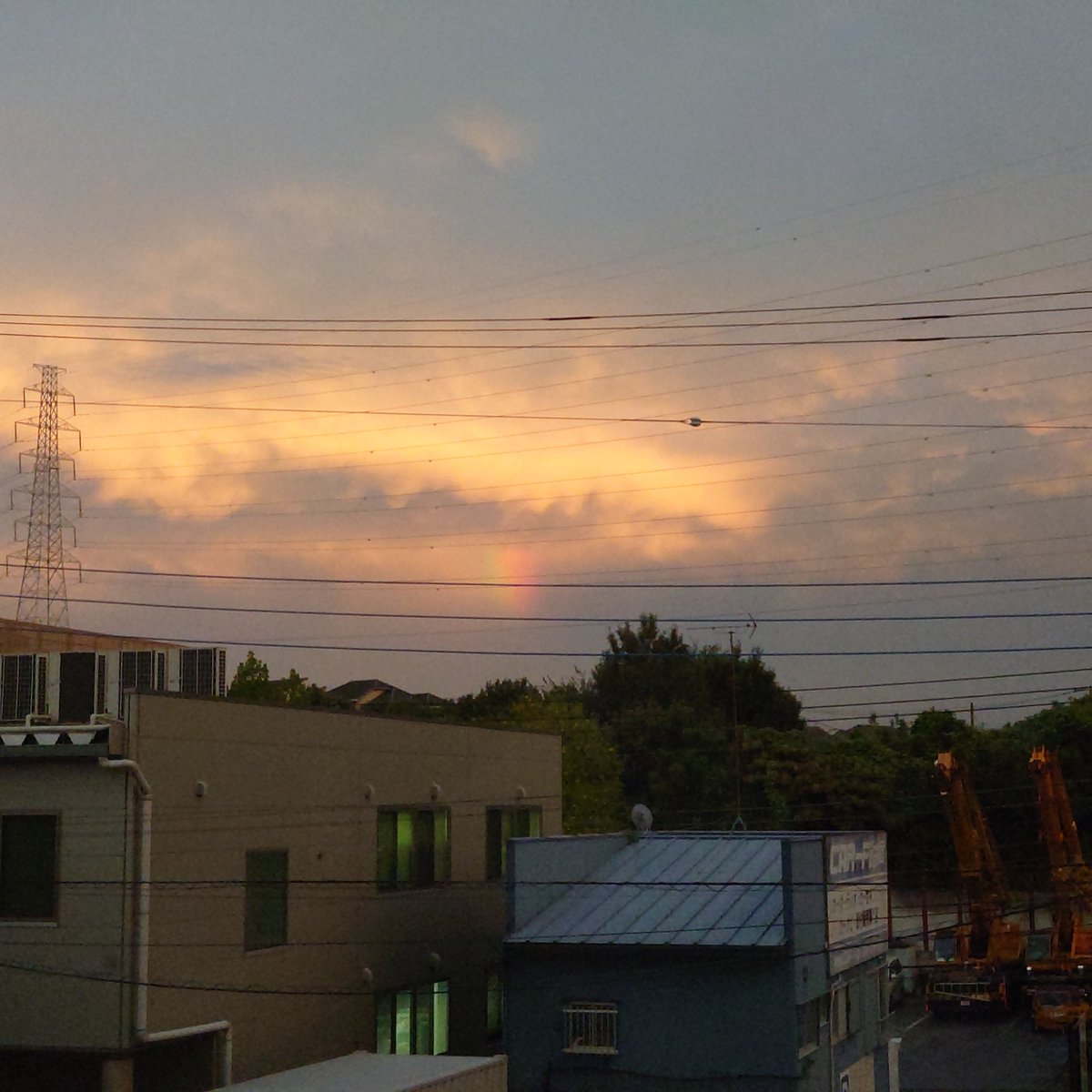 JinboAi's tweet photo. 消えそうだったけど、「彩雲」見た!撮れた!
皆、いいコトあるといいね。
#彩雲
#幸運おすそ分け
#XperiaPRO-I https://t.co/Ru26ESbiBy