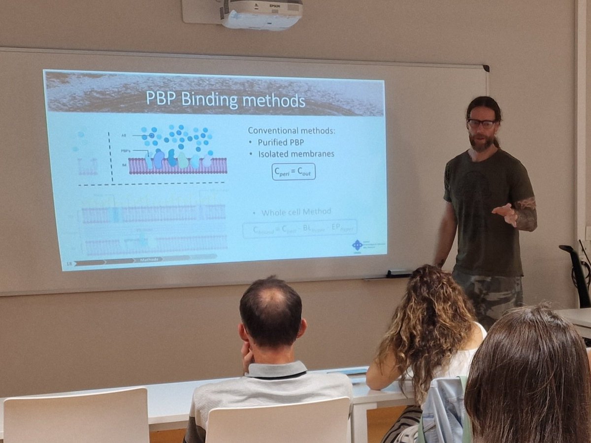 aoliverp73's tweet photo. #ESGARS #AmReSu #ISARPAE WS day 3: AMR surveillance in Europe by A. Tambic from @bfm_hr ,  insights into PBPs asays by @moya_tomeu and WGS resistome analysis by @carla_lc2911 P. aeruginosa sequences ready for  bioinformatic analysis and still some time left for Palma city visit👌 https://t.co/7izimohFta