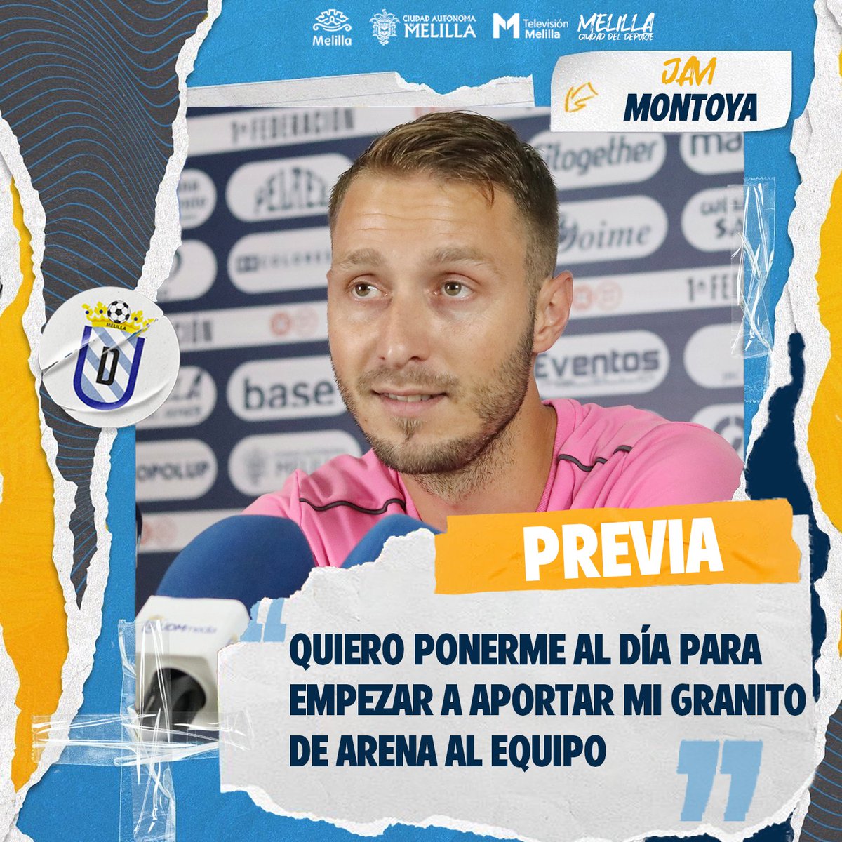 🎙️ PRESENTACIÓN

Hoy también hemos presentado a nuestro nuevo portero <a href="/JaviMontoya31/">Javi Montoya</a>, quien llega con ganas de aportar al equipo.

🗣️ "Hay un ambiente fantástico. La competencia es buena para crecer".

🗣️ "El objetivo es conseguir los puntos que nos den la salvación matemática"