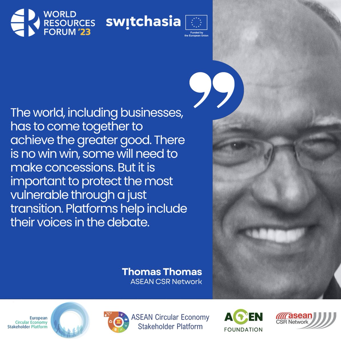 🗨️  Dialogues are ongoing at <a href="/WRFSwitzerland/">World Resources Forum</a> <a href="/switchasia/">switch-asia</a> session 👇 <a href="/EU_Partnerships/">EU International Partnerships 🇪🇺</a> <a href="/CEStakeholderEU/">EU circular economy stakeholder platform</a> <a href="/ACSDSD_ASEAN/">ACSDSD</a> <a href="/AfriCANcircular/">African Circular Economy Network (ACEN)</a> <a href="/ASEANCSRNetwork/">ASEAN CSR Network</a> <a href="/GJanaway/">Guy Golob Janaway</a>