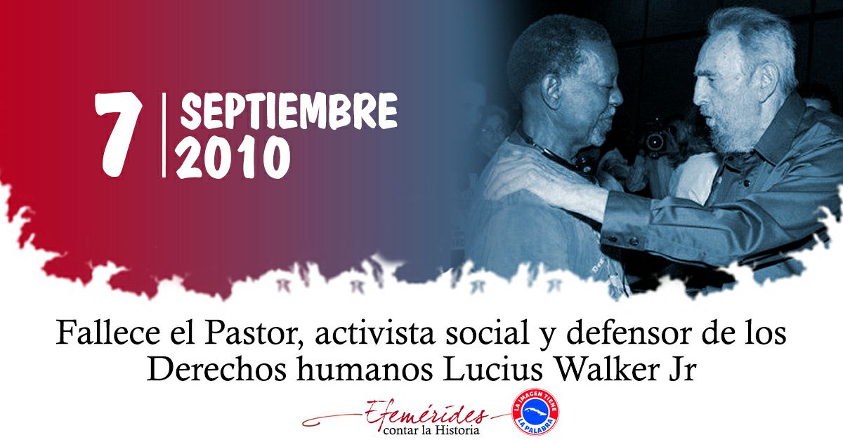 #Cuba honra la memoria de Lucius Walker.
Organizó 21 Caravanas de Amistad desde 1992 hasta septiembre de 2010, para traer a la Isla bloqueada asistencia humanitaria.
Desafío las leyes del Imperio.
#NoMasBloqueo