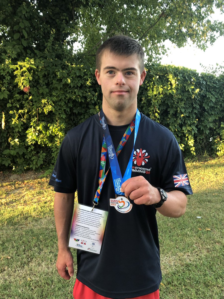 Hitchinsc (@hitchinsc) on Twitter photo European Championships for Mark this week. A massive haul of medals already! 800m freestyle 🥇200m freestyle 🥈100m freestyle 🥉
Mixed 4 x 100m medley relay 🥇
Men’s 4 x 100m medley relay 🥈congratulations Mark! <a href="/DSSGB1/">DownSyndromeSwimmingGB</a> European Championships for Mark this week. A massive haul of medals already! 800m freestyle 🥇200m freestyle 🥈100m freestyle 🥉
Mixed 4 x 100m medley relay 🥇
Men’s 4 x 100m medley relay 🥈congratulations Mark! <a href="/DSSGB1/">DownSyndromeSwimmingGB</a>