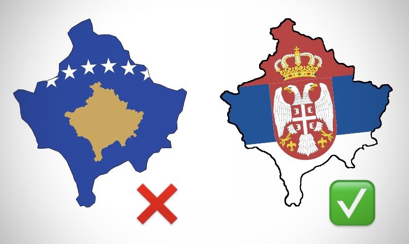 PanenkaRadim's tweet photo. Kosovo není stát. Neexistuje žádný rozumný, relevantní a ospravedlnitelný důvod, proč by Česká republika měla s režimem v Prištině udržovat diplomatické vztahy. Naopak bychom je měli zcela ukončit a ostudné uznání Kosova zrušit. https://t.co/0yymfEMtvn