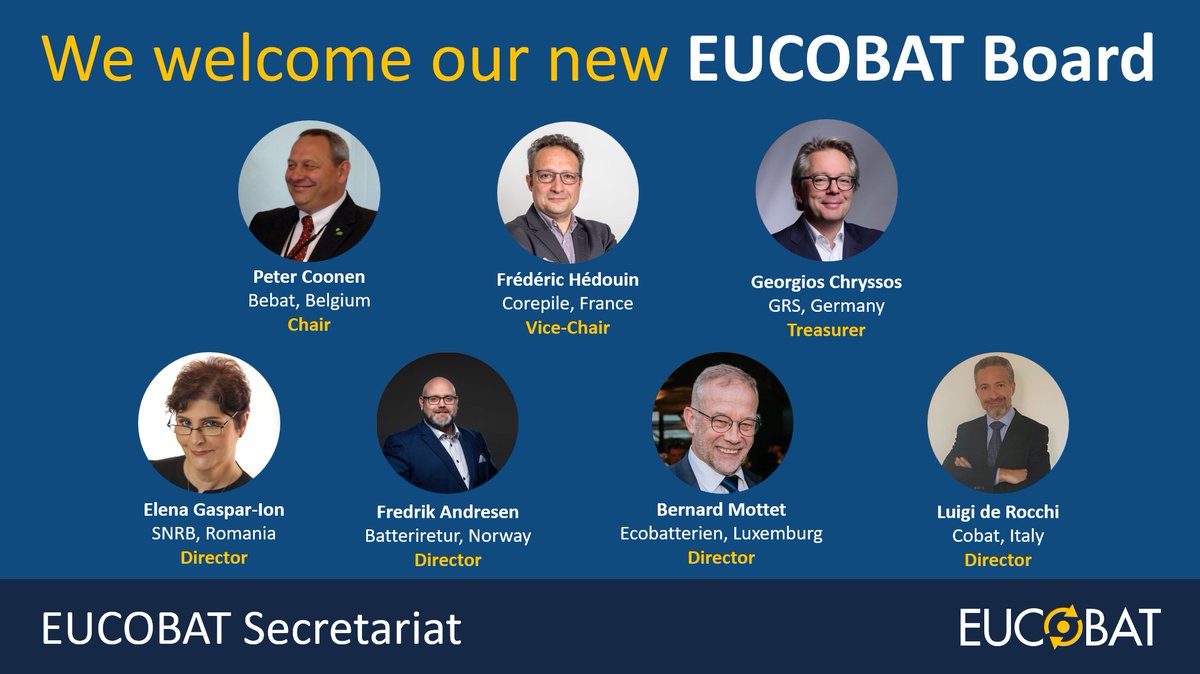 During the <a href="/EUCOBAT/">EUCOBAT</a> General Assembly in Valencia this week Members elected the new Board of Directors