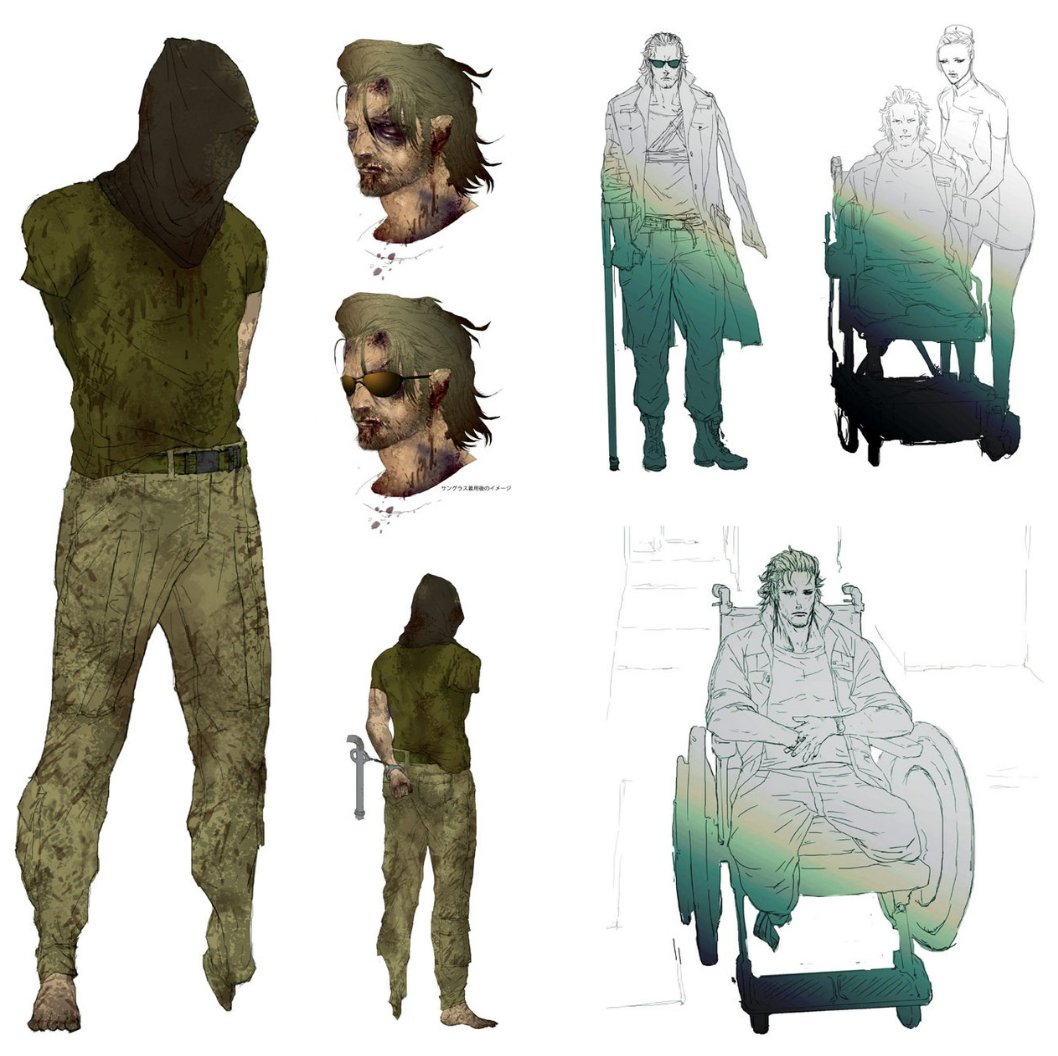 kaz fact: concept art of mgsv reveals that there was a possibility that kaz could've lost not one, not two, but all of his limbs in TPP. the implications of this frankly horrifies the admin. that man could've had it so much worse than he already is.
