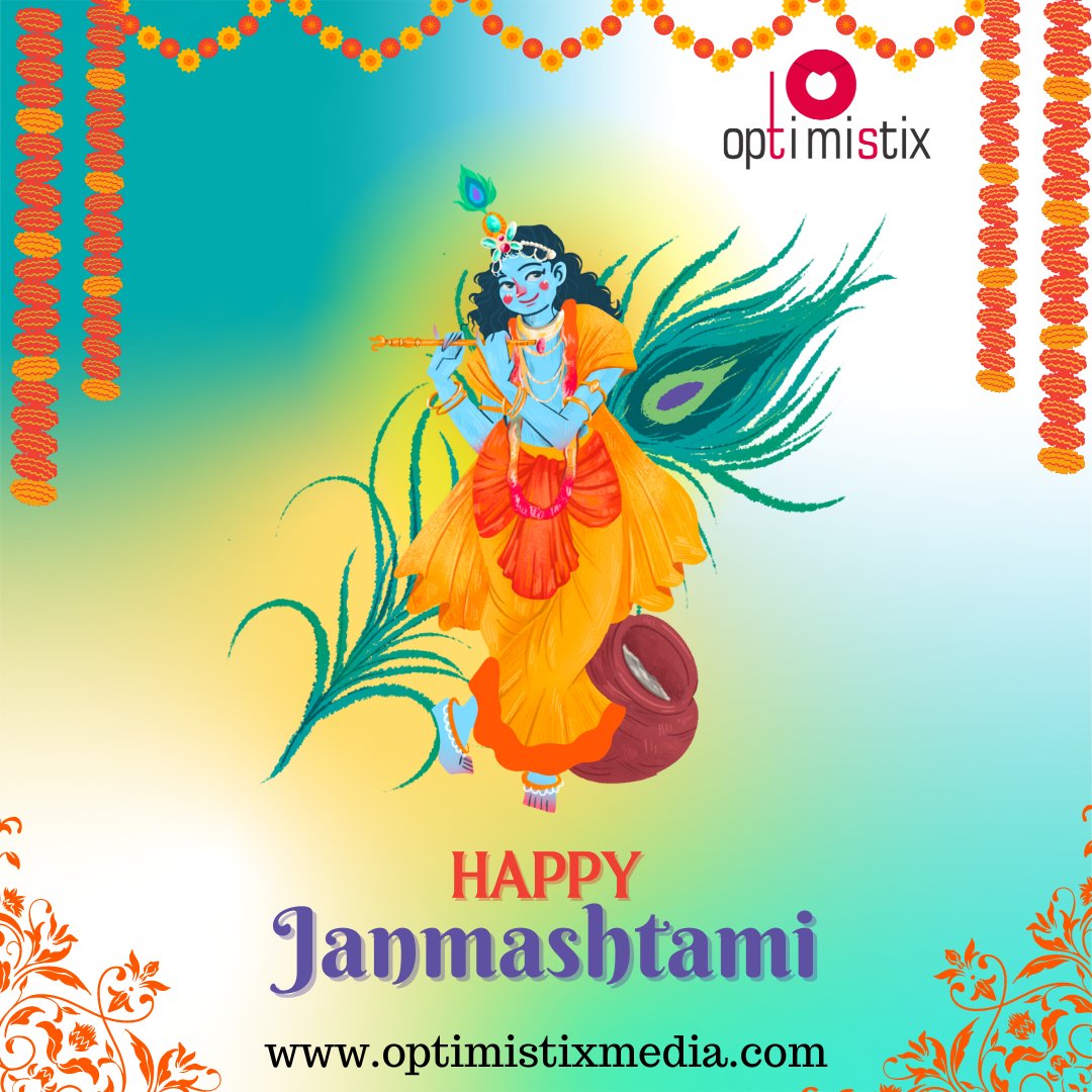 OptimistixMedia's tweet photo. #janmashtmi2023 #HappyKrishnaJanmashtami #JanmashtamiCelebration   #DigitalMarketing https://t.co/2O91wNq6WJ