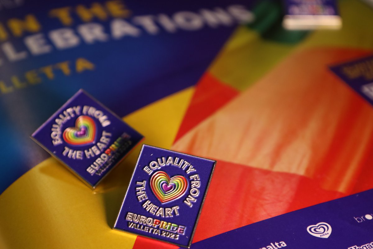 Spot the matching EuroPride Valletta 2023 pins 🏳️‍🌈

It's day 1⃣, and we're wearing them with PRIDE!

Visit europride2023.mt to learn more about all the events happening between today and the 17th of September! 

Featuring our lovely #cabincrew, Sam Tanti, Ritienne Sammut,