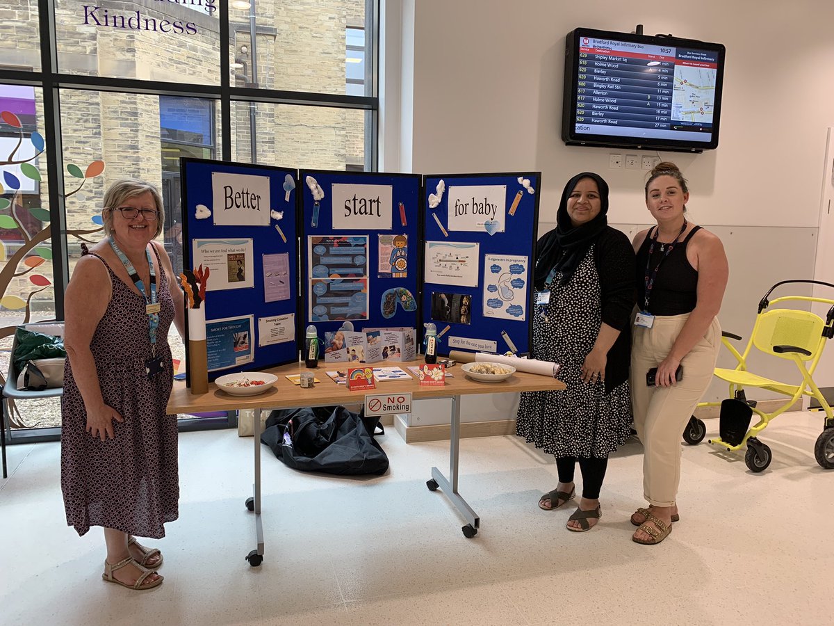 Come &amp; see smoking cessation team on the concourse now!