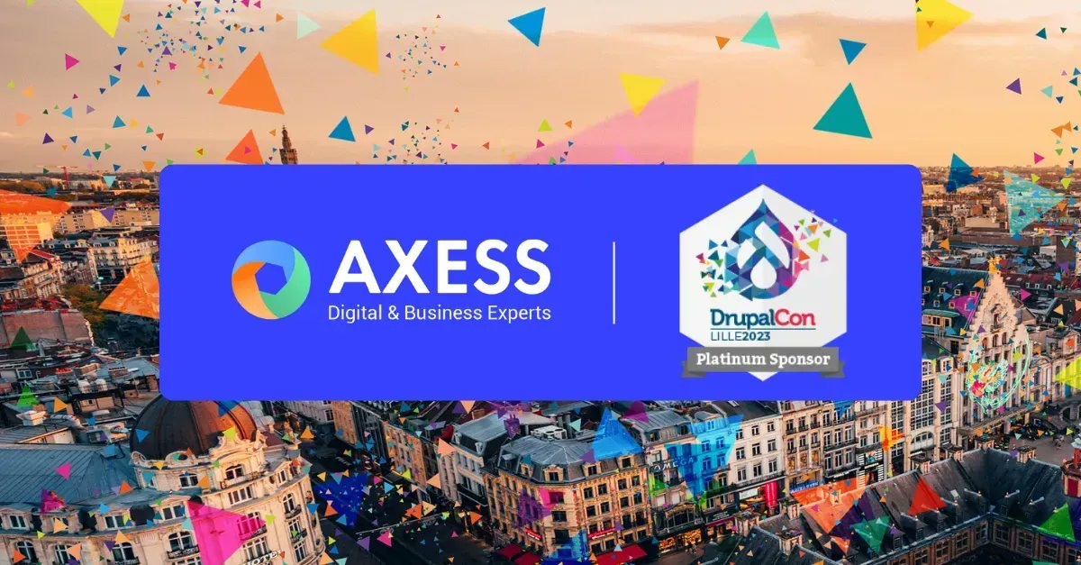 After its first sponsoring of DrupalCon Paris 2009, <a href="/AxessGroupe/">Axess</a> is proud to be a Platinum Sponsor of this new French Edition of #DrupalCon 💙 👉 Axess is a team of skilled #Drupal enthusiasts, an active member of the #OpenSource and <a href="/drupalfr/">Drupal France</a> community!
