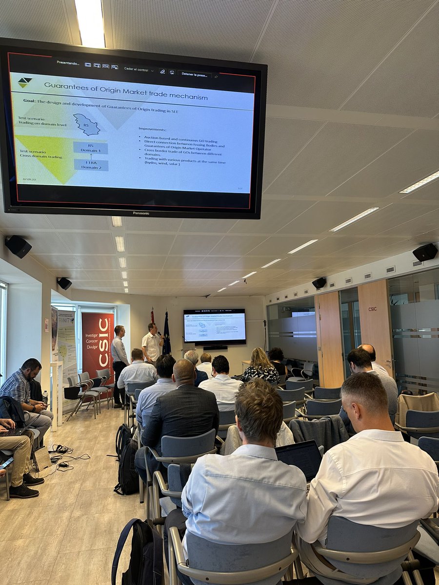 TRINITY_H2020 (@trinity_h2020) on Twitter photo 🚀Time to showcase Technologies for Market operators in our Final Event!
Our partners, <a href="/SEEPEX_AD/">SEEPEX A.D.</a>, bring you the groundbreaking #TRINITYmarket Coupling Framework to enhance cross-border trading and energy exchange.
#H2020 #EnergyTransition #BalkansEnergy 🚀Time to showcase Technologies for Market operators in our Final Event!
Our partners, <a href="/SEEPEX_AD/">SEEPEX A.D.</a>, bring you the groundbreaking #TRINITYmarket Coupling Framework to enhance cross-border trading and energy exchange.
#H2020 #EnergyTransition #BalkansEnergy