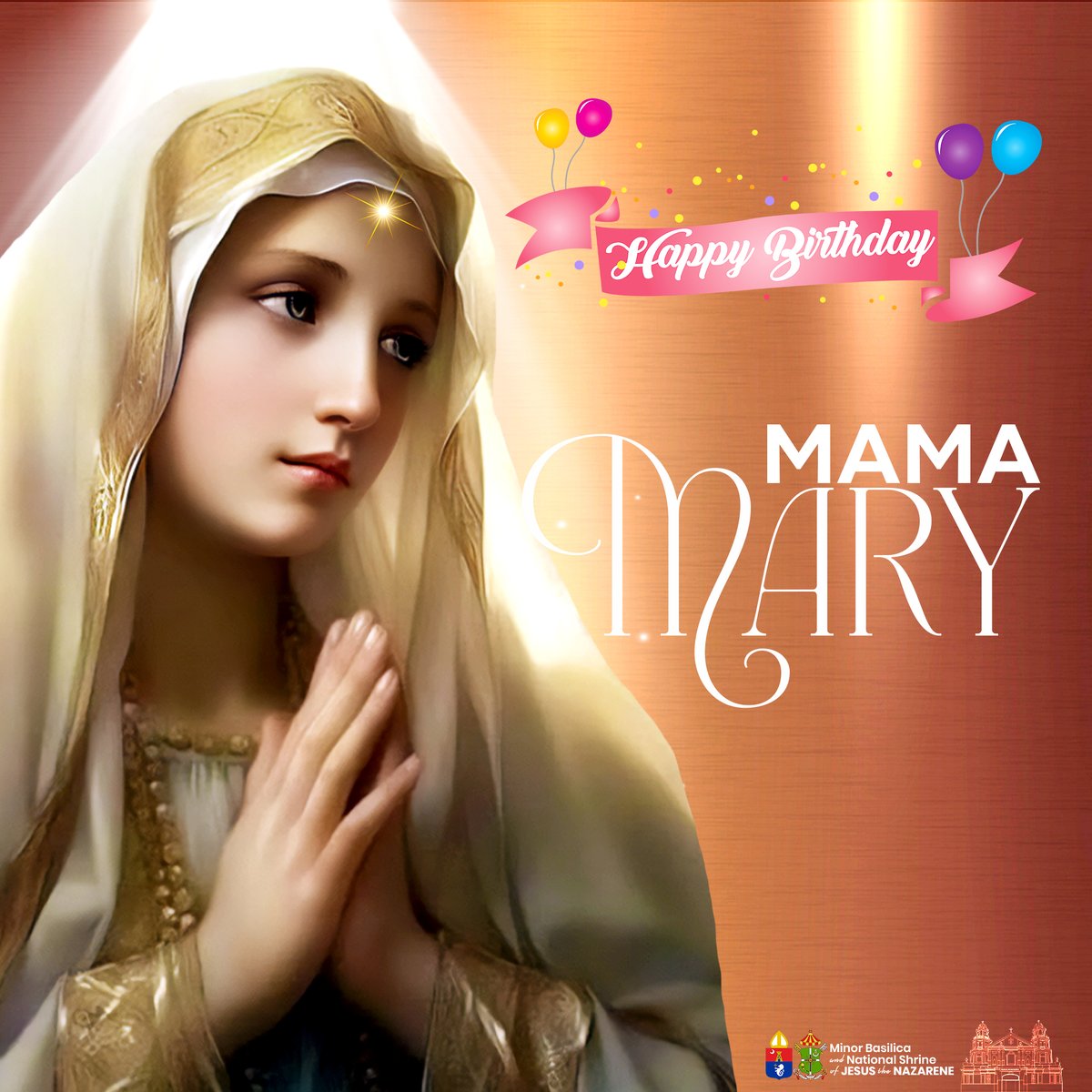 quiapochurch's tweet photo. HAPPY BIRTHDAY, MAMA MARY!💙🎈

Halina at ipagdiwang ang MALIGAYANG PAGSILANG ni MARIANG BIRHENG MAHAL na siyang nagluwal sa araw na si KRISTONG DIYOS ng tanan.

#HappyBirthday #ImmaculateConception #MamaMary #Maria #Mary #AveMaria #BlessedVirginMary #BlessedMother #QuiapoChurch https://t.co/BKdkcRRsMC