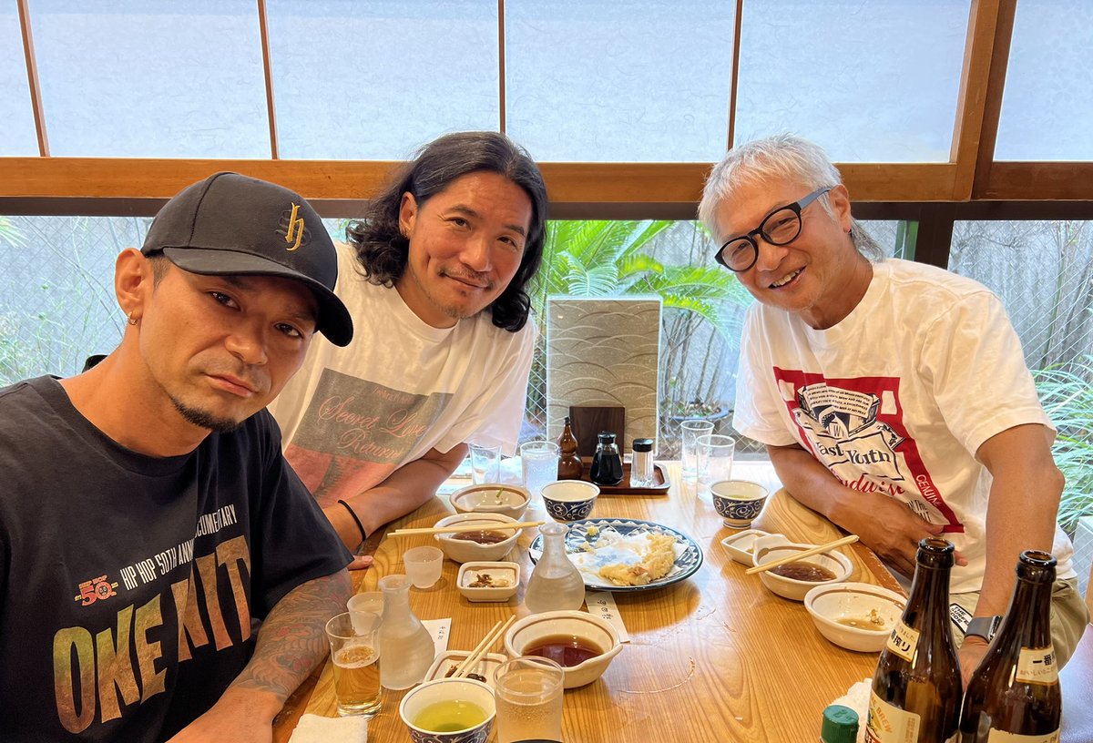 simon_jap's tweet image. 高木完さんがゲストという事でご挨拶させてもらいに来ました🔥

ジブさんも真っ昼間っから楽しい時間ありがとうございました🤝

#hiphop50 #oneunity