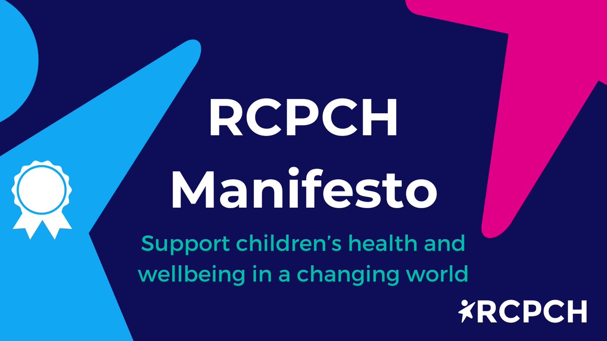 RCPCHtweets's tweet photo. Today we've published our manifesto for the next UK General Election.

Read our calls for policy makers to support children's health and wellbeing in a changing world.👇

https://t.co/agkmjcyTVi 🧵1/4 #RCPCHmanifesto https://t.co/i8LaEsTotm