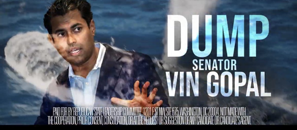 Save our whales 🐳 = Dump Senator Vin Gopal‼️@vingopal He thought he would be safe voting NO on Ørsted bill but he’s not. You’ll need a new job come the fall, Vin 🍂 #outinNovember #stoposw #savethewhales #saveourocean #savetheeastcoast #nj 

#GopalMustGo
youtu.be/LJKK35LbMQU?fe…