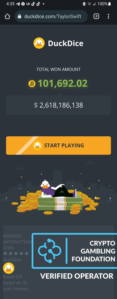 brianclickner05's tweet photo. https://t.co/pwTyUh6SKO 
Love listening to your songs. Here is an exclusive invite to a very Taylor Swift engaged crypto community if you decide you feel like rolling your eyes and playing 🎲 🎲 
We also have a unique chat if you want to communicate and engage. 
❤️ 
#TaylorSwift https://t.co/c57c5mvVza