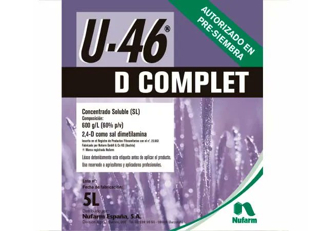 silosdelcinca's tweet image. ¿Sabías que U 46 D COMPLET de #Nufarm es el único herbicida formulado con 2,4 D autorizado en presiembra ❓ 

✅ Te contamos más en ▶️ buff.ly/3YZ6mTz 

#Cereales #SilosDelCinca #U46DComplet