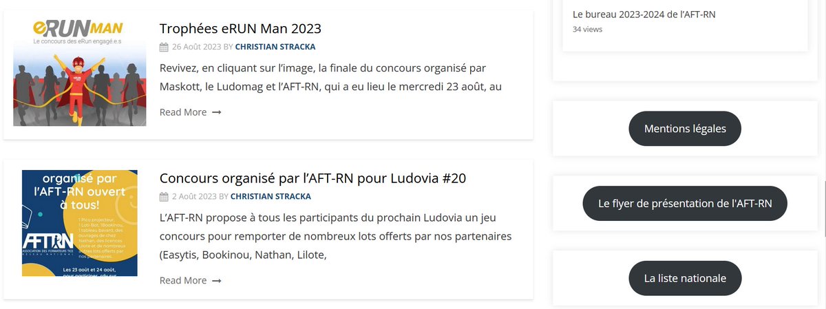 AftrnTice's tweet photo. Suite à vos remarques très pertinentes, notre site a été modifié afin que le flyer de présentation de l'association et les modalités  d'accès à la liste nationale soient mis en avant. Ces 2 articles sont  dorénavant accessibles via 2 boutons situés sous les mentions  légales https://t.co/O56uDLqG4B