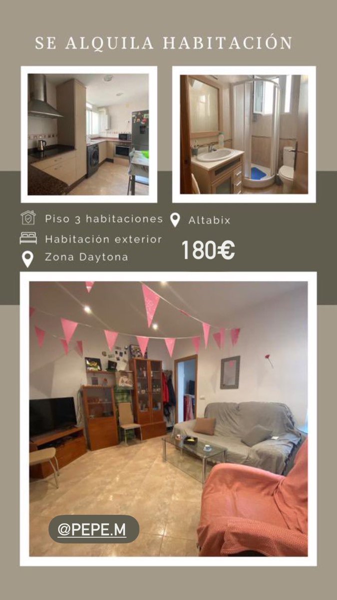 Por si alguien está buscando piso en Elche 👆🏾