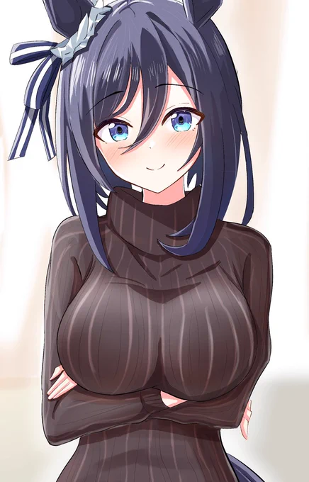 1日目 黒セーターとエイシンフラッシュさん#ウマ娘 