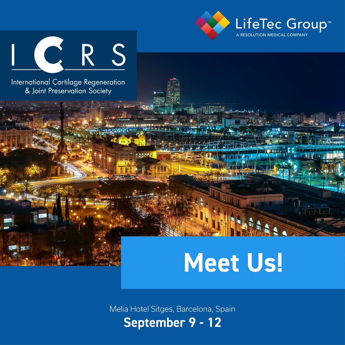 We will be showcasing our Osteochondral Platform at ICRS 2023, a major event in the field of cartilaginous tissue research and joint preservation taking place in Sitges from September 9th to 12th. shorturl.at/cmnQ6