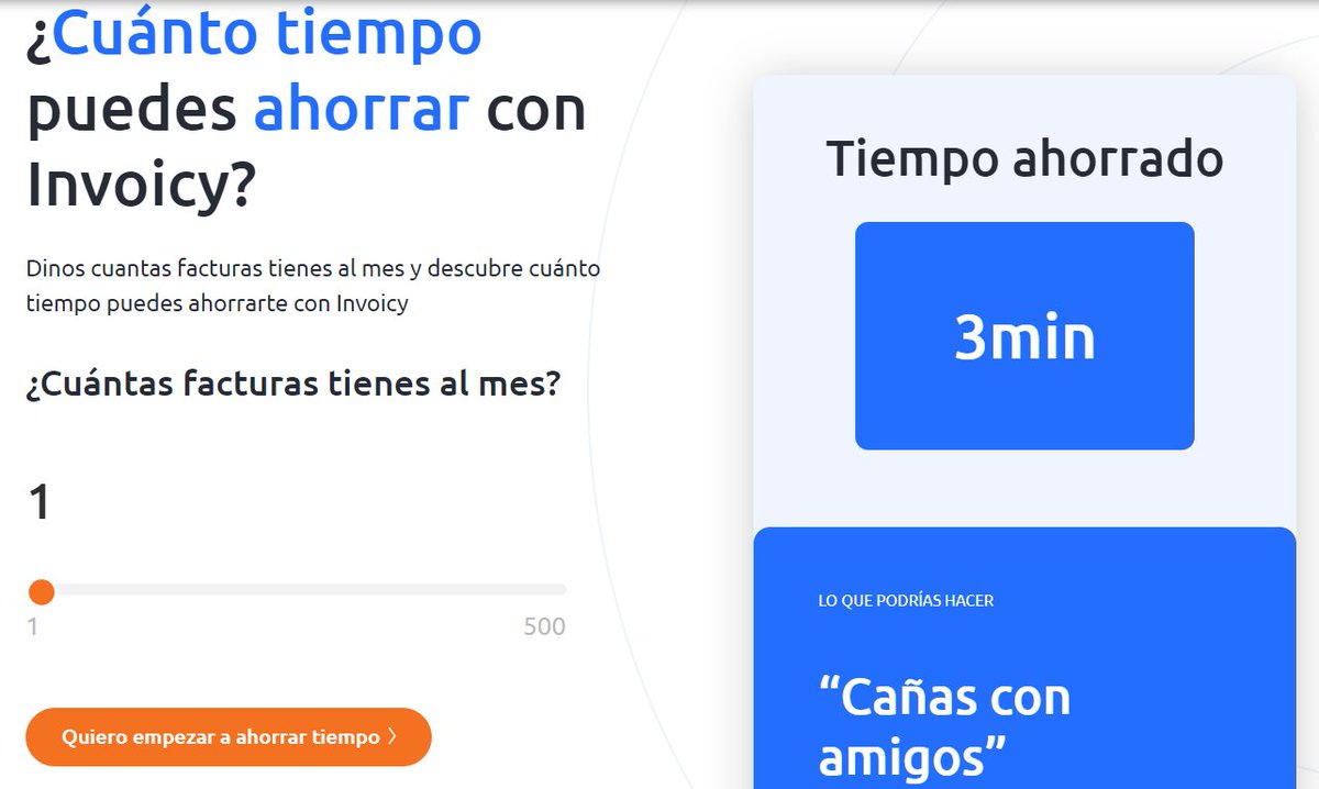 ¿Y si te dijésemos que el tiempo que consumes cada mes en recopilar tus #facturas podrías dedicarlo a docenas de cosas más divertidas?
Te damos ideas en nuestra Calculadora ¿te animas?invoicy.es 👇