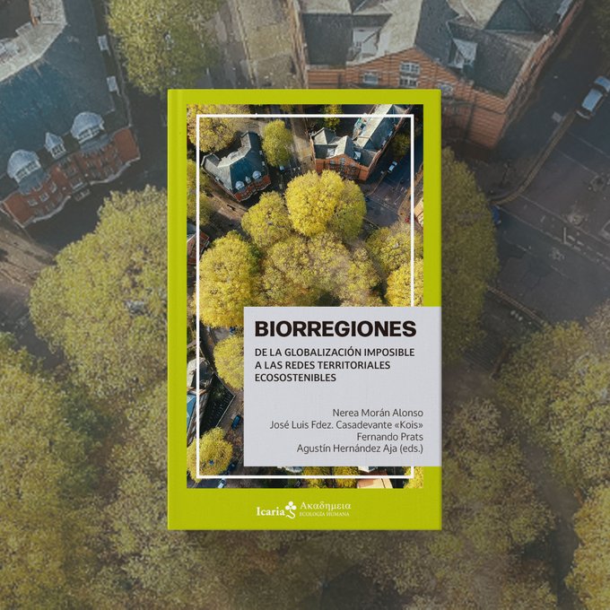 La próxima semana publicamos "Biorregiones. De la globalización imposible a las redes territoriales ecosostenibles". Un trabajo del <a href="/FTransiciones/">Foro Transiciones</a> en @IcariaEditoria 

¿Qué significa este concepto? ¿Por qué puede resultar útil en estos tiempos? Breve hilo🧵icariaeditorial.com/novedades/4798