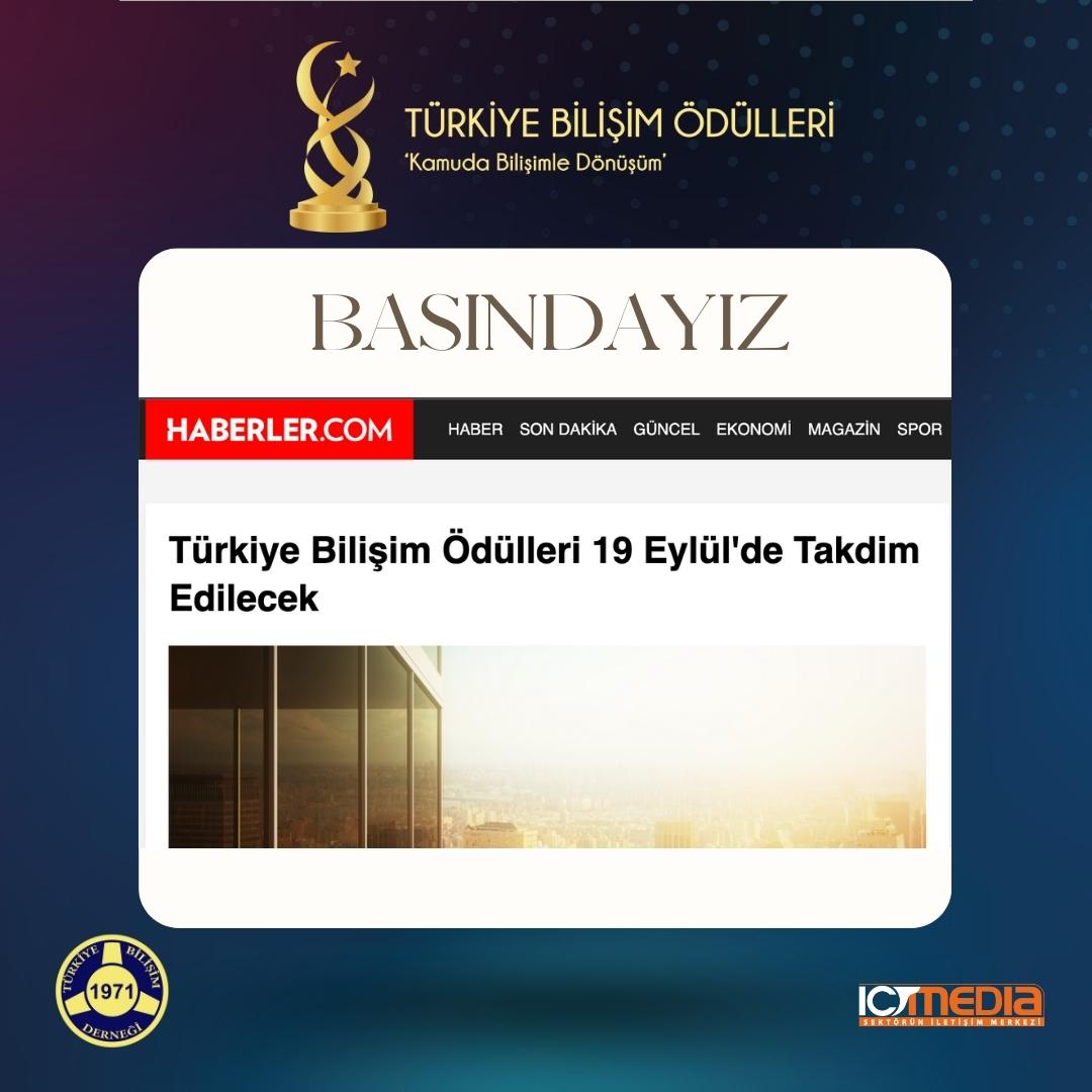 ictmedia_tr's tweet photo. Türkiye Bilişim Ödülleri basında ses getiriyor.

Anadolu Ajansı'nın "Türkiye Bilişim Ödülleri" ile ilgili yayınladığı haber ulusal basında.

https://t.co/L1kkFEr3zW
adresinden de etkinlik hakkında bilgi edinebilirsiniz

#tbd #tbdankara #ictmedia #turkiyebilisimodulleri https://t.co/q4zFuY5Q2p