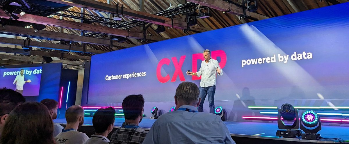 dotdigital's tweet photo. @tinktaylor @rorysutherland @Ogilvy Our very own Chief Product &amp; Technology Officer @stevekshaw and the Dotdigital Product team share the latest exciting updates to the Dotdigital CXDP. #DotdigitalSummit https://t.co/atDM3ixmPL