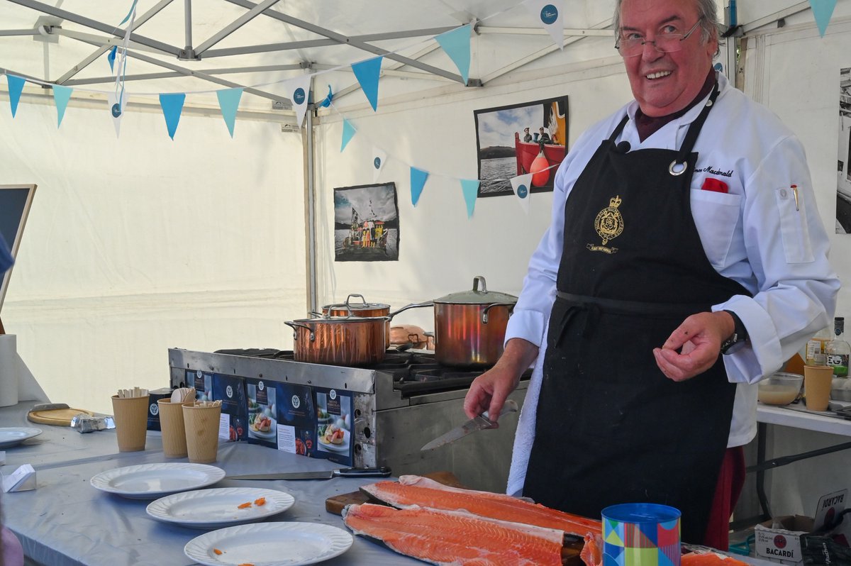 Clyde Fishermen's Trust (@cft_scot) on Twitter photo A huge thank you to <a href="/SmokedSimon/">Simon Macdonald</a> who provided fantastic cooking demonstrations and delicious tasters over the weekend. And thank you to Bakkafrost and <a href="/SeafoodScotland/">Seafood Scotland</a> for supporting! A huge thank you to <a href="/SmokedSimon/">Simon Macdonald</a> who provided fantastic cooking demonstrations and delicious tasters over the weekend. And thank you to Bakkafrost and <a href="/SeafoodScotland/">Seafood Scotland</a> for supporting!