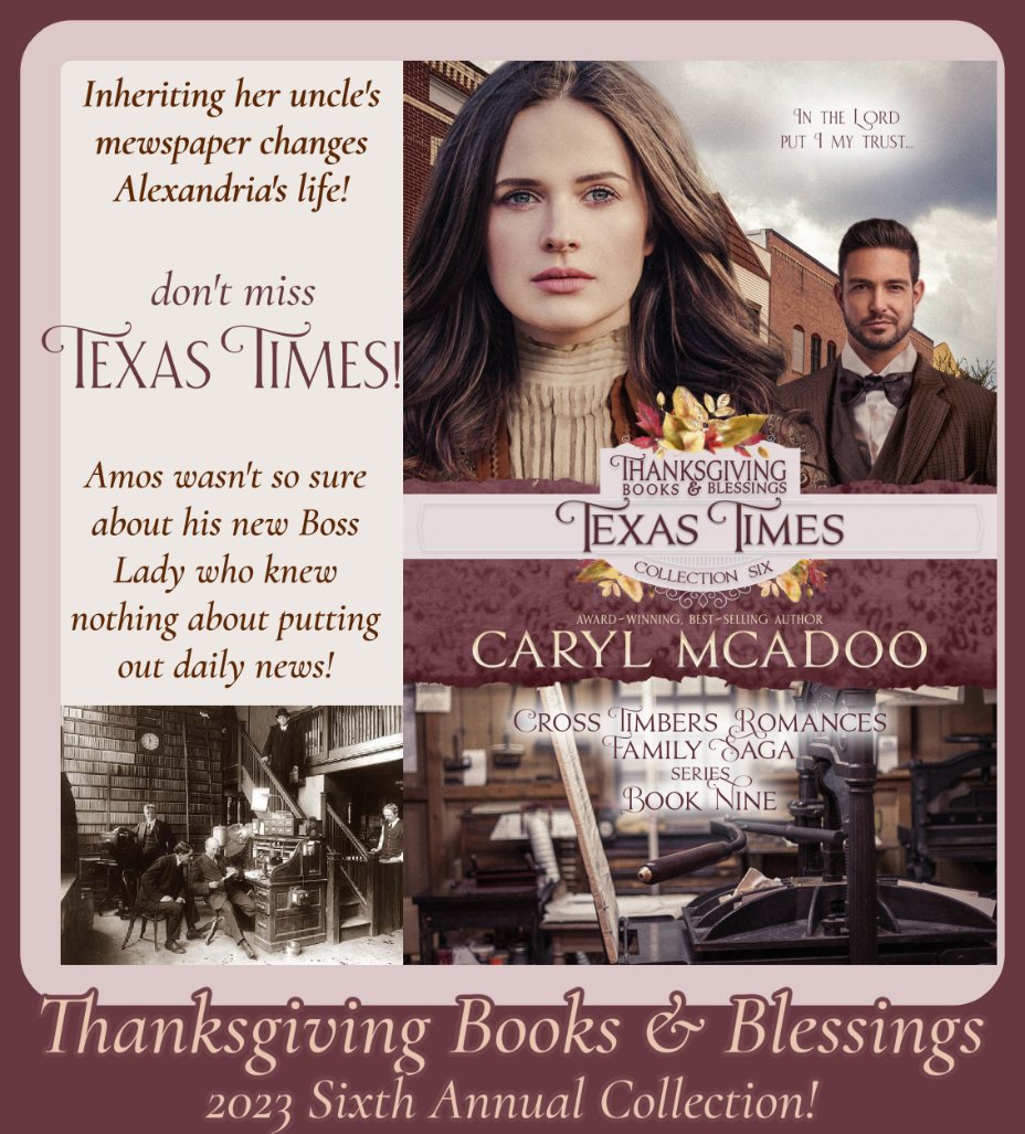 #NewChristianRelease TEXAS TIMES, book nine in the Cross Timbers Romance Family Saga~