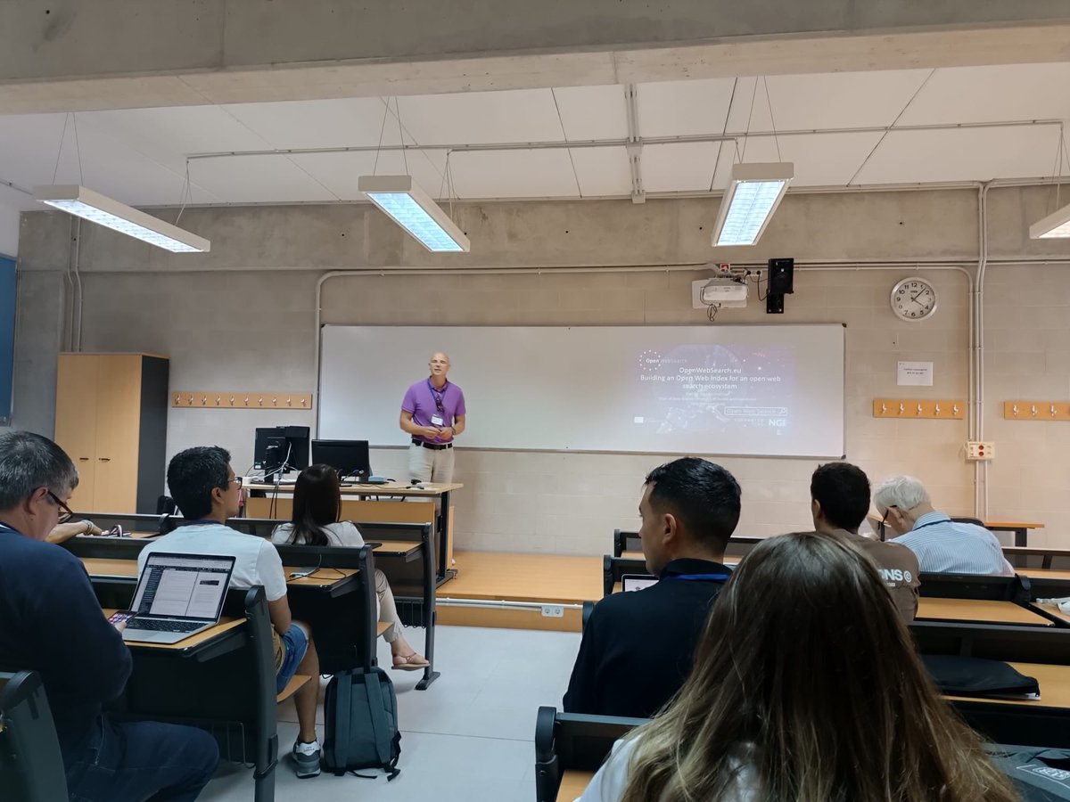 fqas2023's tweet photo. Plenary talk 2. A very interesting presentation about https://t.co/8cm3Dr2j1y “Building an Open Web Index for an open web search ecosystem” by @mgrani from @OpenWebSearchEU. https://t.co/xoCPGT2dpo