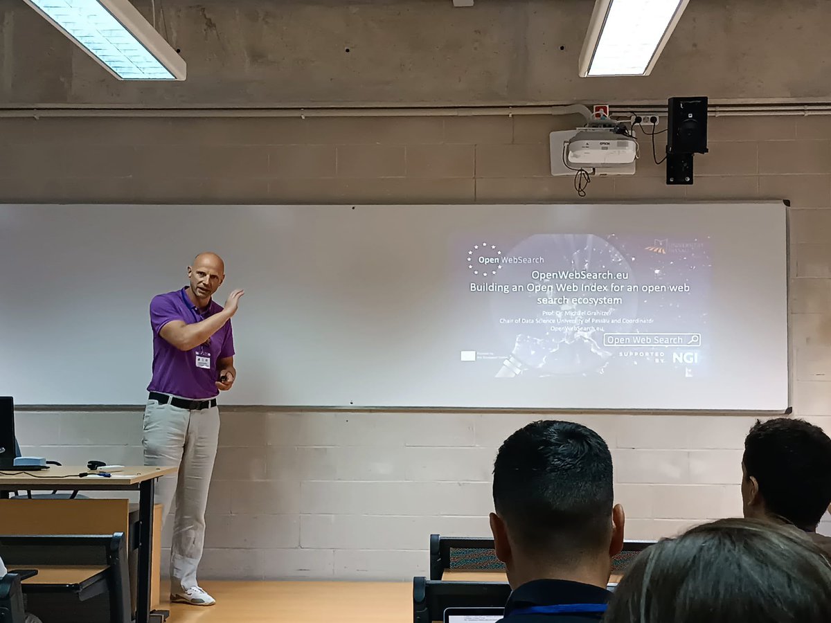 fqas2023's tweet photo. Plenary talk 2. A very interesting presentation about https://t.co/8cm3Dr2j1y “Building an Open Web Index for an open web search ecosystem” by @mgrani from @OpenWebSearchEU. https://t.co/xoCPGT2dpo