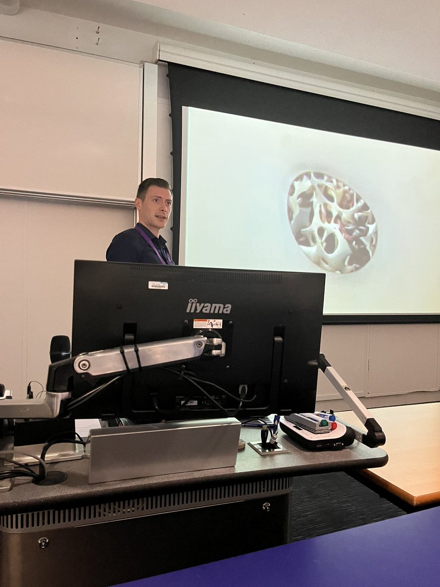 Dr Stefaan Verbruggen of Queen Mary University of London delivering his invited talk on Lab-on-a-chip for metastatic bone disease <a href="/APS_PharmSci/">Academy of Pharmaceutical Sciences</a> <a href="/APS_FG_ET/">APS Emerging Technologies Focus Group</a> <a href="/D_Lamprou/">Dimitrios A. Lamprou</a>