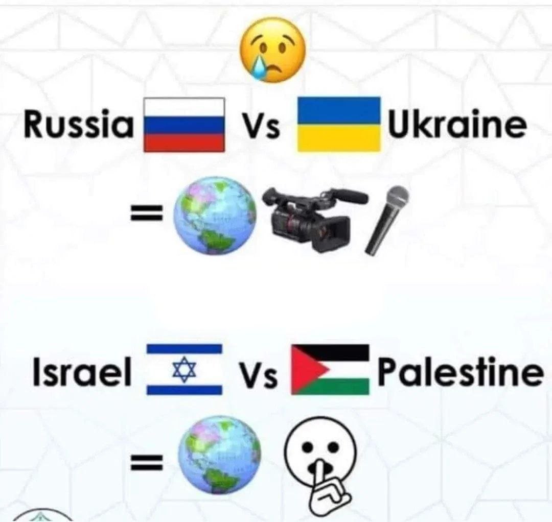PalestineCultu1's tweet photo. DOUBLE STANDARDS https://t.co/tn2zPUHVsR