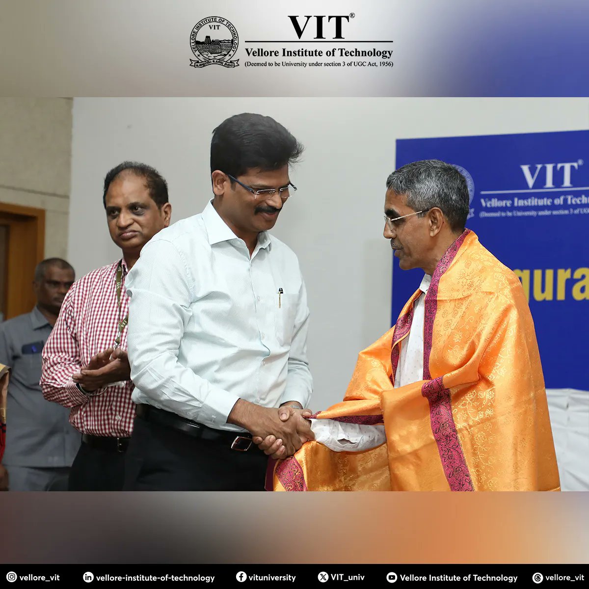 VIT_univ's tweet photo. #VSPARC launched its #March program in #DigitalTechnologyinBuildings with much fanfare and excitement. The new batch of students for this #inauguralMArch program was welcomed at #VIT.

#VITSchoolofArchitecture #MastersinArchitecture #BuildingInnovation #DesignInspiration https://t.co/4sqcbpVgq5