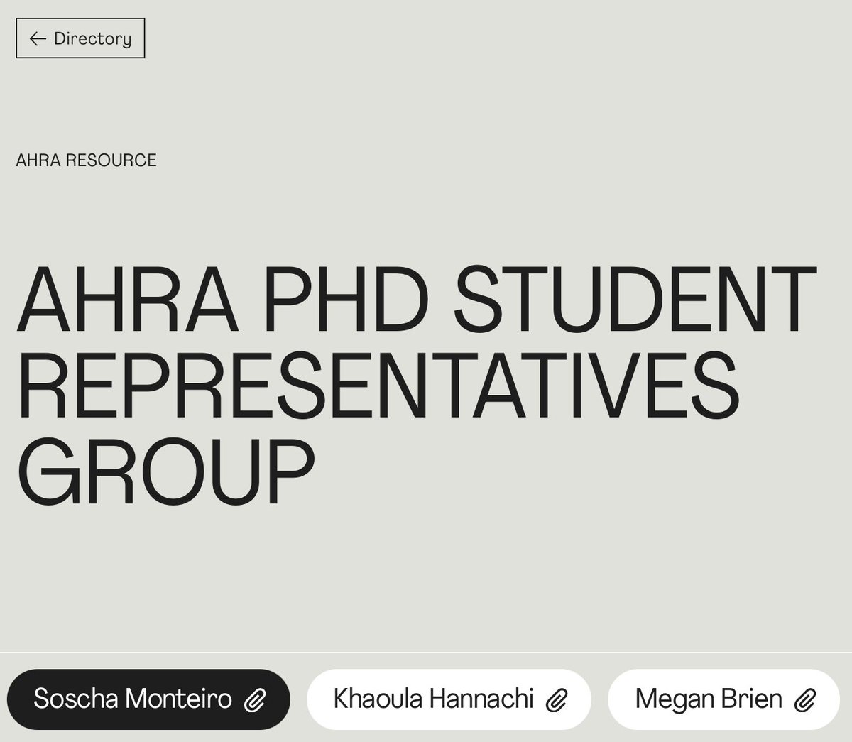 The AHRA Steering Group was recently joined by three outstanding international PhD Students. In a post on our website they share their ambition. Check it out and get engaged! Thank you for the initiative @Megan_Brien, @KhaoulaHNCHI, Soscha Monteiro. We are very proud to have you!